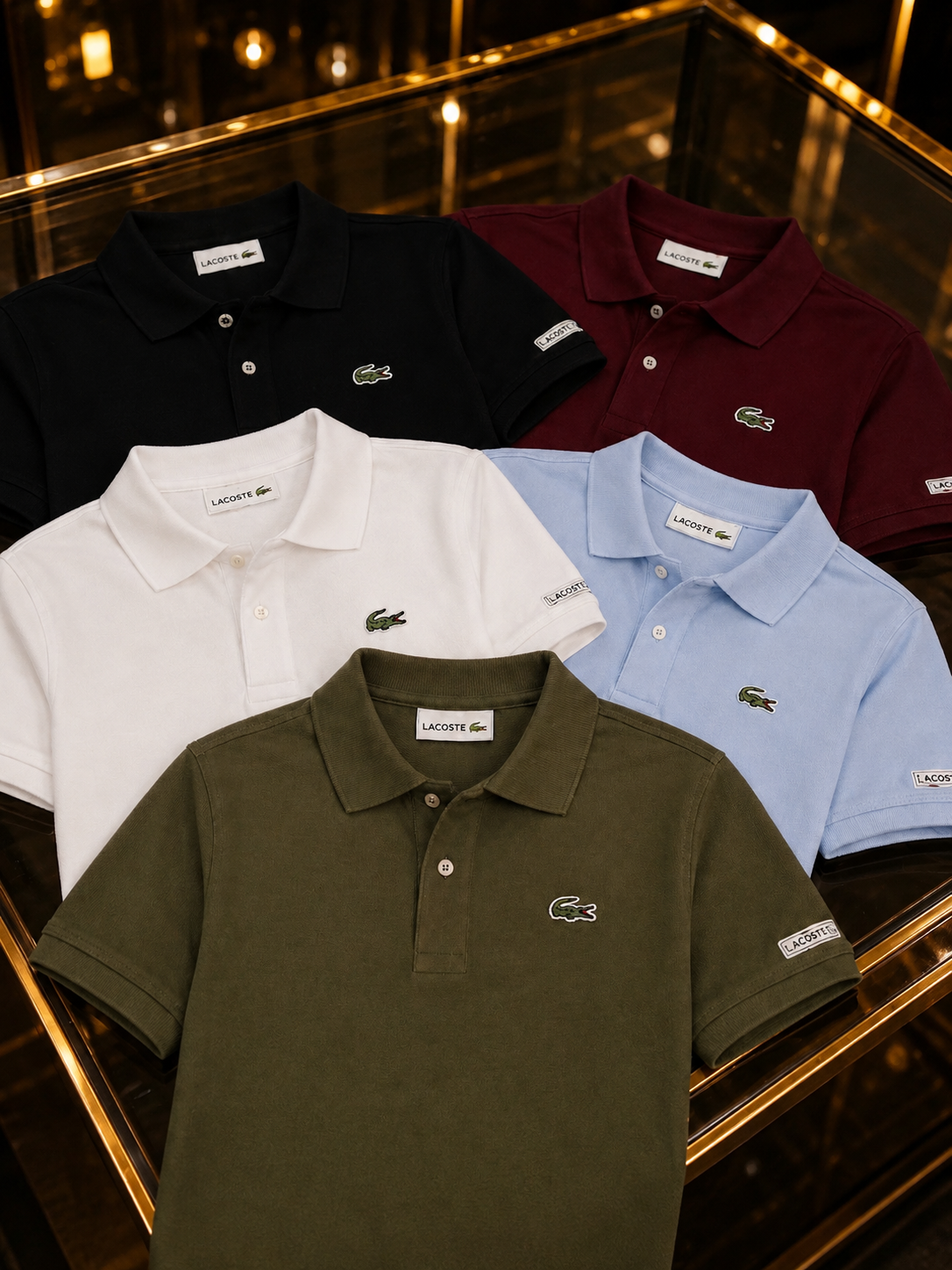 Lacoste Premium Polo Shirt – 1:1 Mirror Quality